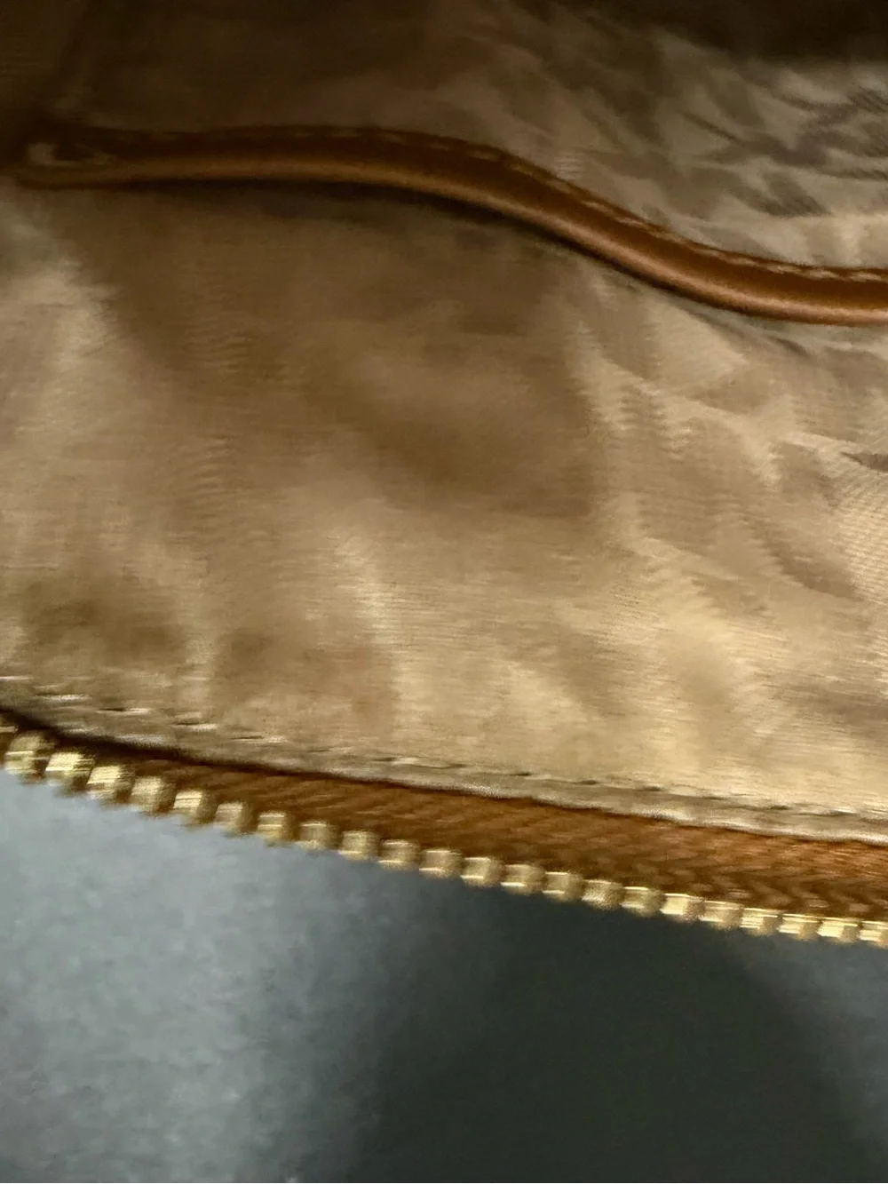 Michael Kors Brown Saffiano Leather Satchel Crossbody Bag - Picture 9 of 9